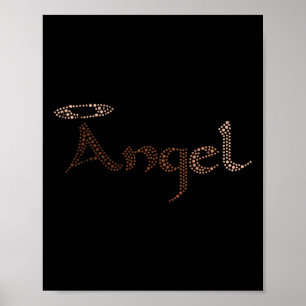 Angel Women Black History Month Colour Men African Poster