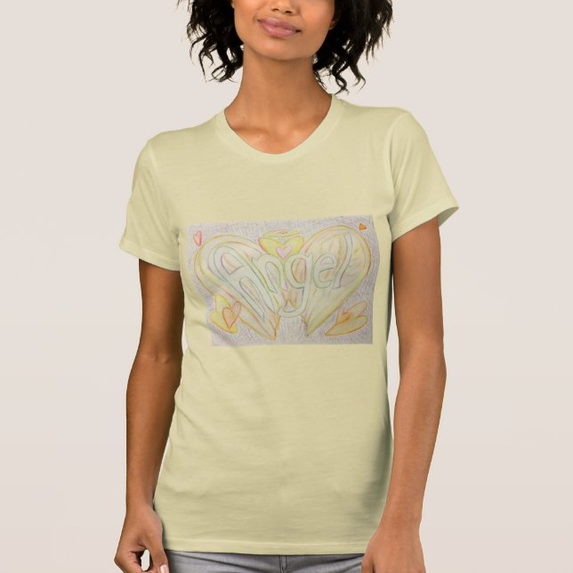 Angel Word Inspirational Custom Art Shirts (Front)