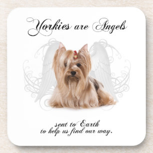 Angel Yorkie Coasters