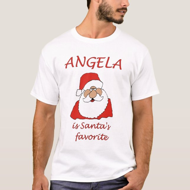 ANGELA Christmas T-Shirt (Front)