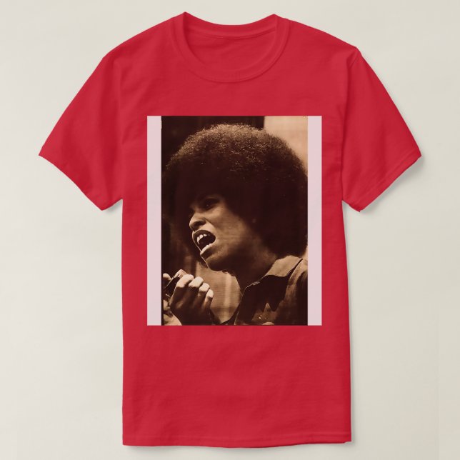 Angela Davis Activist T-Shirt (Design Front)