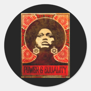 Angela Davis Poster 1971 Sticker