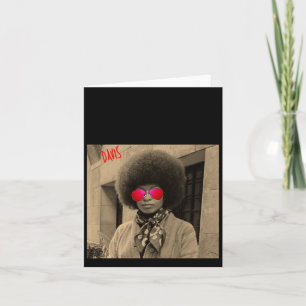 Angela Davis - Student Teacher Gift Quote Philosop Card