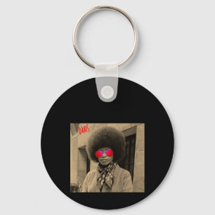 Angela Davis - Student Teacher Gift Quote Philosop Key Ring