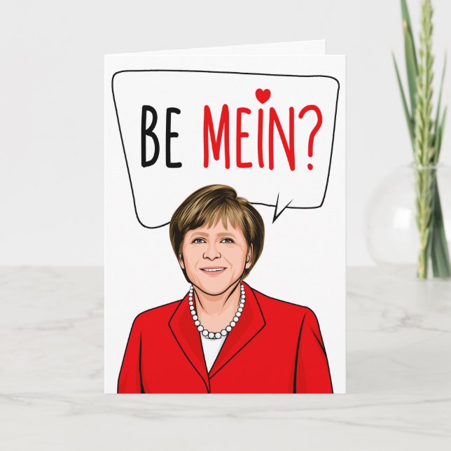 ANGELA MERKEL: Be Mein Card (Front)