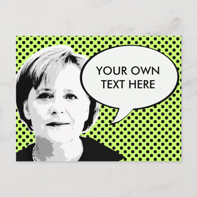 Angela Merkel -- International Leader -.png Postcard (Front)