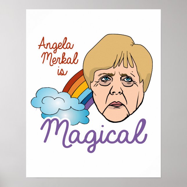 Angela Merkel is Magical - -  Poster (Front)
