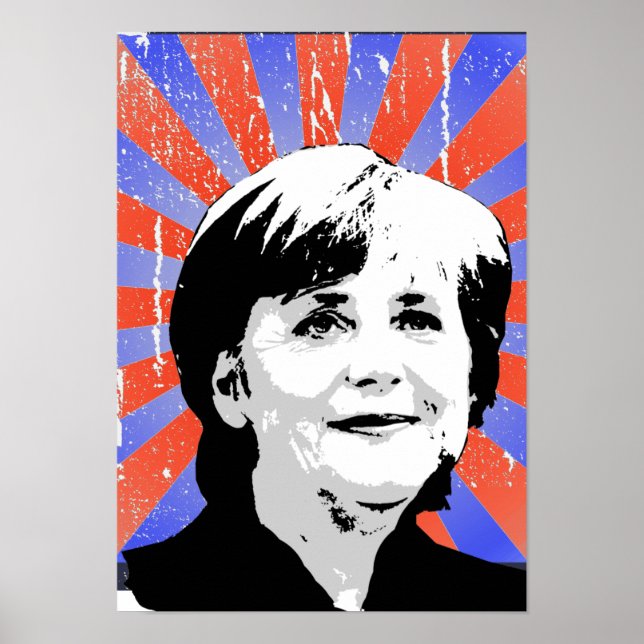 Angela Merkel Poster (Front)