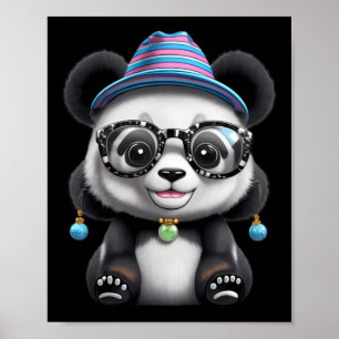 Angela Pandaminium Reggae Style Sticker Poster