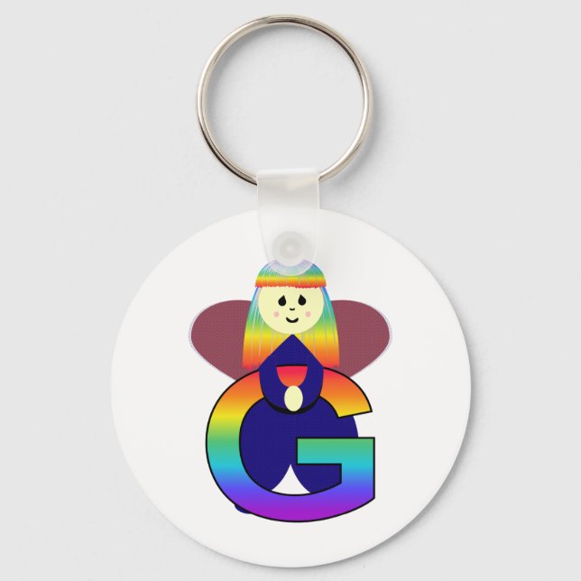 Angelbet Letter G Key Ring (Front)