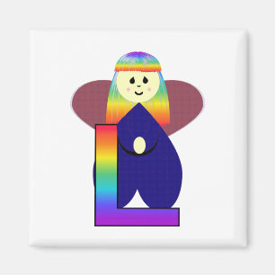 Angelbet Letter L Magnet