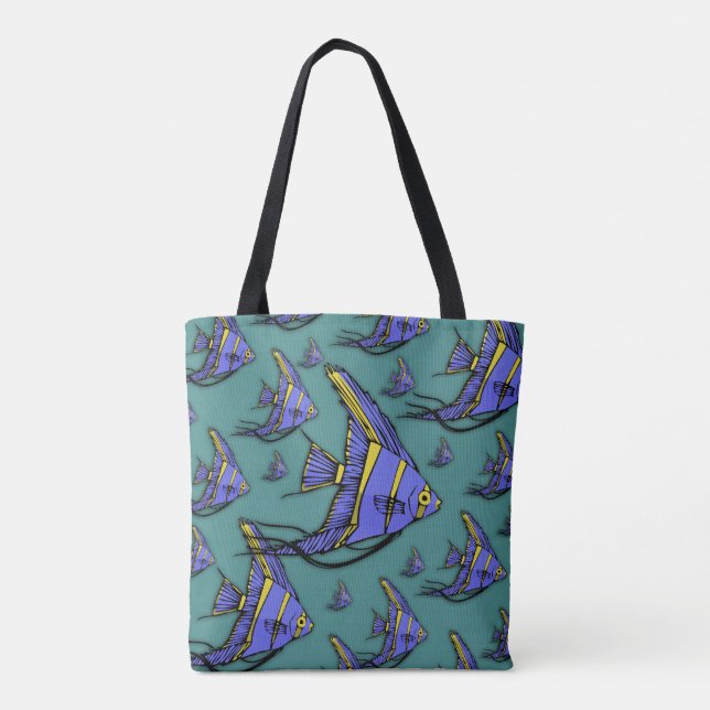 Angelfish #2 tote bag (Back)