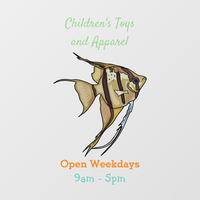 Angelfish cartoon illustration (Sheet)