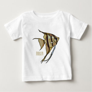 Angelfish cartoon illustration baby T-Shirt