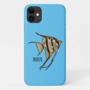 Angelfish cartoon illustration Case-Mate iPhone case
