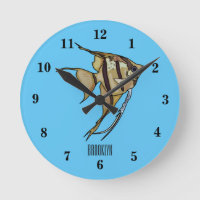 Angelfish cartoon illustration