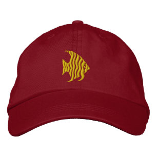 Angelfish Embroidered Hat