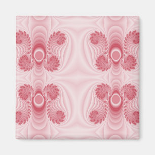 Angelheart Pink Fractal Design Magnet
