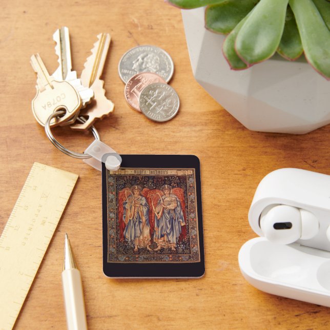 Angeli Laudantes (Praising Angels) by Burne Jones Key Ring (Desk)