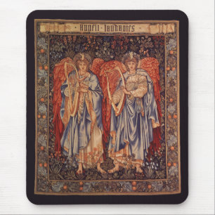 Angeli Laudantes (Praising Angels) by Burne Jones Mouse Pad