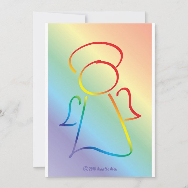 Angelic Celebrations Invitations (Front)