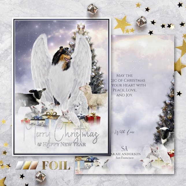 Angelic Christmas Eve, Tricolor Collie Angel - (Creator Uploaded)