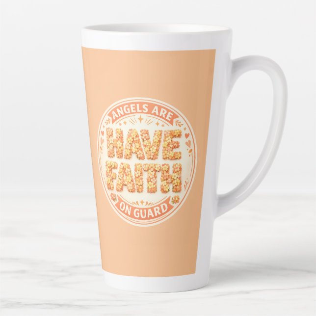 Angelic Faith Collection Latte Mug (Right)