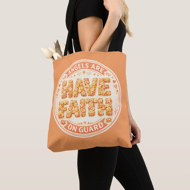 Angelic Faith Tote bag (Close Up)