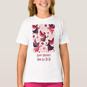 Angelic Figures Mid-Century Modern Kitschmas T-Shirt