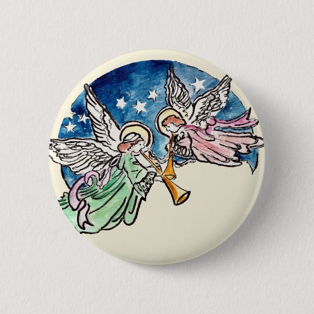 Angelic Hymns Button (Front)