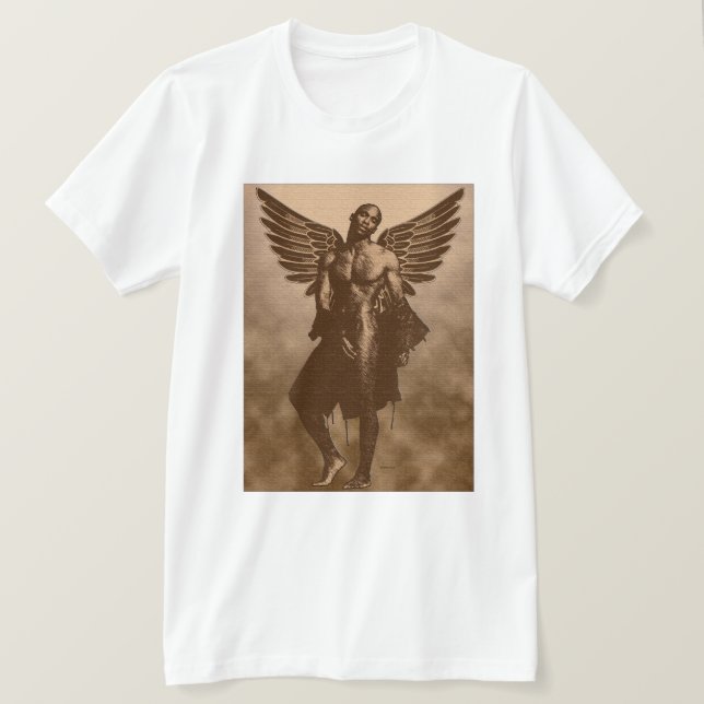 “Angelic Power, Afro Pride” T-Shirt (Design Front)