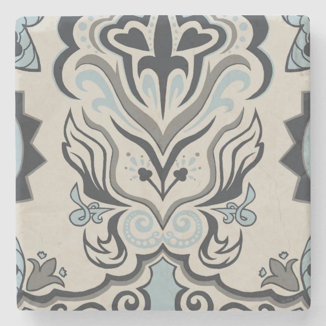 Angelic Rennaissance stone coaster (Front)