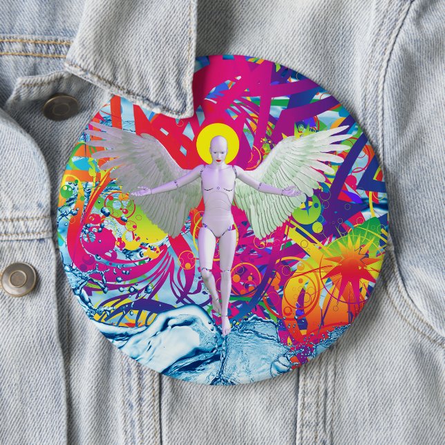 Angelic Robot Button (In Situ)