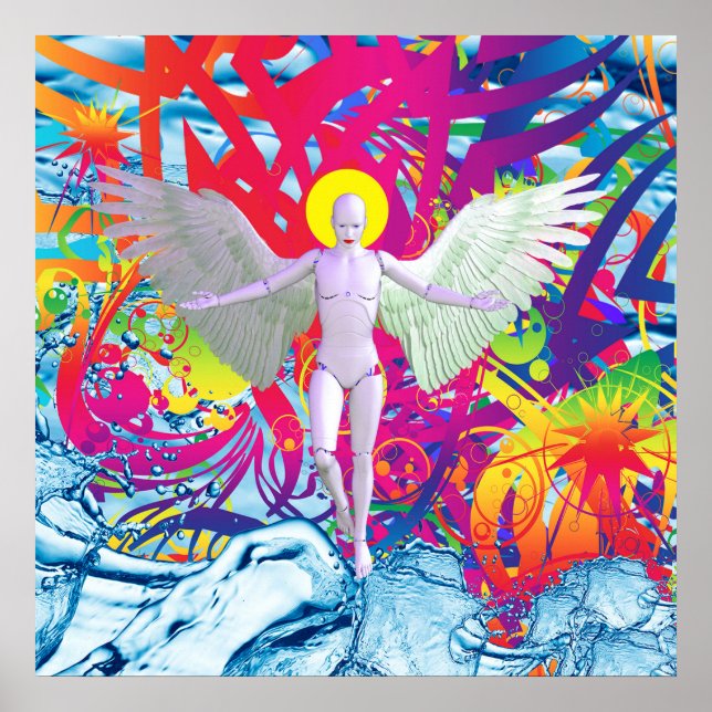 Angelic Robot Poster (Front)