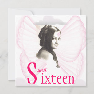 Angelic Sweet Sixteen Dream Invitation- Cust. Invitation