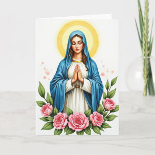 Angelic Woman Prayer Card