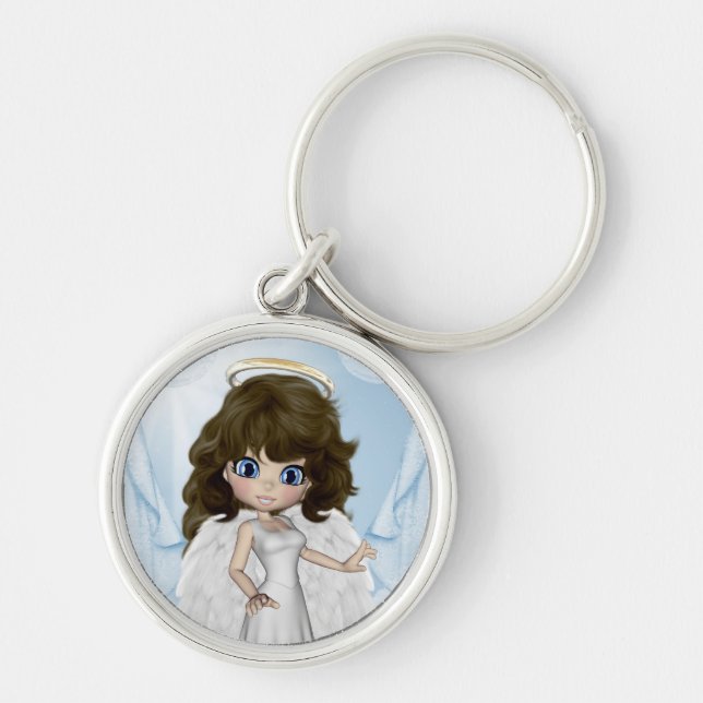 Angelica Angel Dreams Keychain (Front)