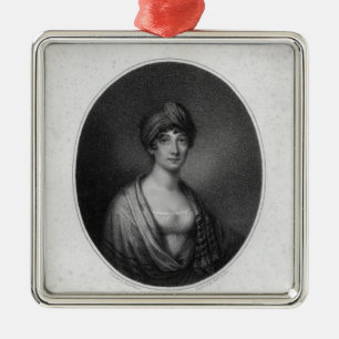 Angelica Catalani, engraved by Antoine Cardon Metal Tree Decoration