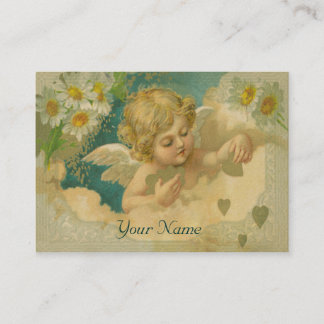 "Angelica" Elegant Custom Chubby Business Cards