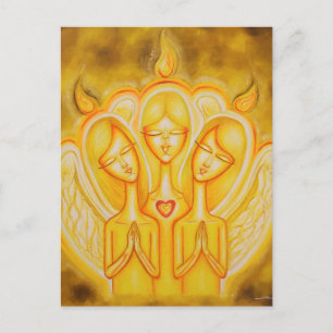 Angelical Fire Postcard