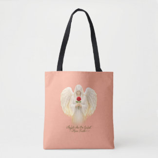 AngelicFaith GoldenHeart Tote Bag