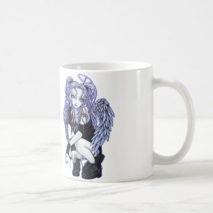 Angelina Gothic Violet Angel Mug
