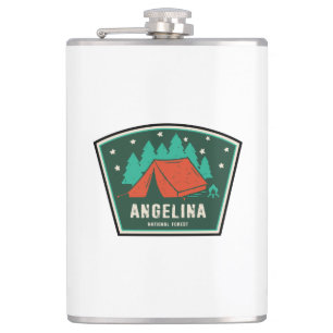 Angelina National Forest Camping Hip Flask