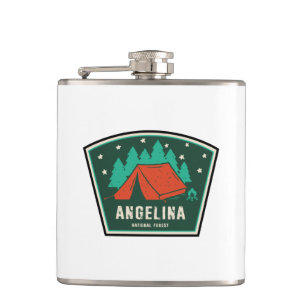 Angelina National Forest Camping Hip Flask