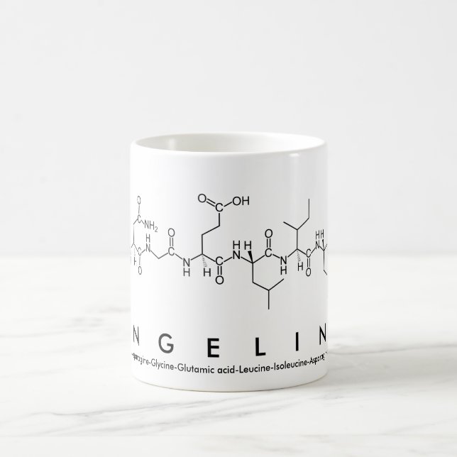 Angelina peptide name mug (Center)