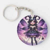 Angelina Purple Gothic Fairy Scorpio Horns Zodiac
