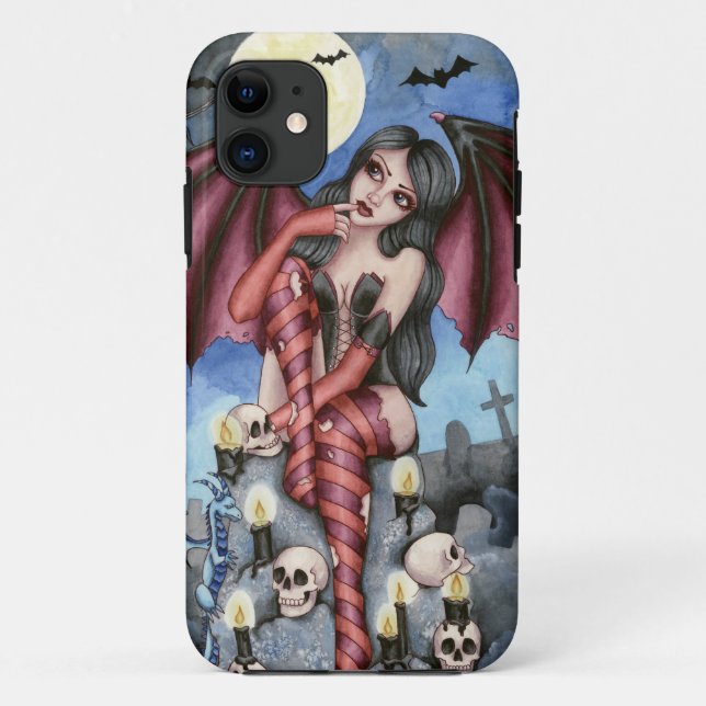 Angelique - Vampire Fairy iPhone 5 Case (Back)