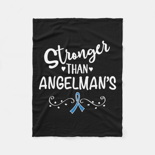 Angelman Syndrome Awareness 1  Fleece Blanket (Front)