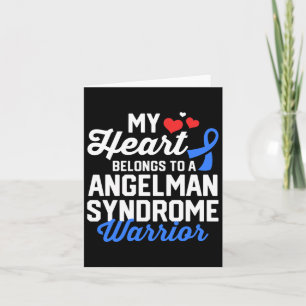 Angelman Syndrome Warrior Survivor Support Awarene Card