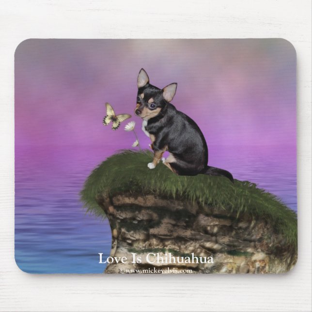 AngelPearlGirl Chihuahua 3A Mouse Pad (Front)